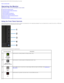 Page 20Operating the Monitor:Dell P2211H/P2311H Flat Panel Monitor Users Guide\
file:///S|/SSA_Proposal/P2211_P2311/operate.htm[7/13/2011 12:17:56 PM]
Back to  Contents Page
Operating the Monitor
Dell™ P2211H/P2311H Flat Panel Monitor  Users Guide
  Using the Front Panel Controls
 Using the On -Screen Display (OSD) Menu
 PowerNap  Software
 Setting  the Maximum Resolution
 Using the Dell Soundbar (Optional)
 Using the Tilt,  Swivel,  and  Vertical  Extension
 Rotating the monitor
 Adjusting the Rotation...