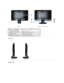 Page 4 
Side View  
 
Bottom View     Back view   Back View with monitor stand   
Label   Description   Use  
1   VESA mounting holes (100mm)  
(Behind attached base plate)   T o mount the monitor.  
2   Barcode serial number label T o contact Dell for technical support.
3   Security lock slot T o help secure your monitor.
4   Regulatory rating label Lists the regulatory approvals.
5   Dell Soundbar mounting brackets To attach the optional Dell Soundbar.
   
    Right view    