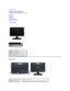 Page 2Back to Contents Page    
About Your Monitor   
 
   Front View  
   Back View  
   Side View  
   Bottom View  
   Monitor Specifications  
    Caring for your Monitor  
Front View  
 
 
Back View  1.   Input signal select  button  
2.   OSD menu / Select button  
3.    Brightness and Contrast / Down button  
4.   Auto - adjust / Up button  
5.   Power On / Off button (with LED indicator)  
 
   
1   VESA mounting holes (100mm) (Behind 
attached base plate)   Use to mount the monitor.  
2   Barcode...