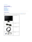 Page 2Back to Contents Page    
    
 
 
   Package Contents  
   Product Features  
   Identifying Parts and Controls  
   Monitor Specifications  
   Plug and Play Capability  
   LCD Monitor Quality & Pixel Policy  
   Maintenance Guidelines  
Package Contents  
Your monitor ships with the components shown below. Ensure that you have received all the components and  contact Dell  if something is missing.  
NOTE:  Some items may be optional and may not ship with your Monitor. Some features or media may not...