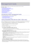 Page 60Management tools
This chapter introduces management tools provided  to  help you make  full use of your  machine.
This chapter includes:
Introducing useful  management tools
Using Embedded Web Service  (Dell 1130n  only)
Using the Printer  Status Monitor
Introducing useful  management tools
Using the printer settings utility
Firmware  update utility
Using the Unified Linux  Driver  Configurator
Introducing useful management tools
The  programs below  help you to  use your  machine conveniently.
Using...