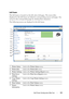 Page 121Dell Printer Configuration Web Tool117
Left Frame
The left frame is located on the left side of all pages. The menu titles 
displayed in the left frame are linked to corresponding menus and pages. You 
can go to the corresponding page  by clicking their characters.
The following menus are displayed in the left frame.
1 Printer Status Links to the Printer Status  menu.
2 Printer Jobs Links to the Printer Jobs menu.
3 Printer Settings Links to the Printer Settings Report  menu.
4 Print Ser ver 
Settings...