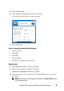 Page 77Installing Printer Drivers on Computers Running Windows73
2Click Guided Setup.
3Select Wireless Connection, and then click Next.
The setting method selection window appears.
4Select Advanced.
Select a connection method from the following
• Ethernet Cable
•WPS-PIN
•WPS-PBC
•Operator Panel
• Dell Printer Configuration Web Tool
Ethernet Cable
1Select Ethernet Cable, and then click Next.
2Follow the instructions, and then click Next.
Advanced Configuration Tool screen appears.
3Select the printer to be...