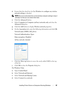 Page 91Installing Printer Drivers on Computers Running Windows87
dEnsure that the check box for Use Windows to configure my wireless 
network settings
 is checked.
 NOTE: Be sure to write down the current wireless computer settings in step d 
and step f so that you can restore them later.
e
Click the Advanced button.
fSelect Computer to Computer (ad hoc) networks only and close the 
Advanced dialog box.
gClick the Add button to display Wireless network properties.
hOn the Association tab, enter the following...