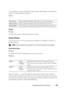 Page 393Understanding the Printer Menus391
To set whether to print a protocol monitor report, which helps you identify the 
cause of a communication problem.
Va l u e s :
Country
Purpose:
To select the country where the printer is used.
System Settings
Use the System Settings menu to configure to configure a variety of 
printer features. 
 NOTE: Values marked by an asterisk (*) are the factory default menu settings.
Power Saver Timer
Purpose:
To specify the time for transition to power saver mode.
Options:
Enter...