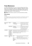 Page 335Understanding the Tool Box Menus333
Printer Maintenance
The Printer Maintenance tab contains the System Settings, Date & Time, 
Pa p e r  D e n s i t y, Adjust BTR, Adjust Fuser, Registration Adjustment, Adjust 
Altitude, Reset Defaults, Non-Dell Toner, BTR Refresh Mode, We b  L i n k  
Customization, TCP/IP Settings, Tr a y  S e t t i n g s, EWS, Scan Defaults, Fax 
Defaults, Copy Defaults, and Fax Se ttin gs pages.
 NOTE: Values marked by an asterisk (*) are the factory default menu settings.
System...