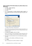 Page 118116Installing Printer Drivers on the Windows Computers
FILE LOCATION:  C:\Users\fxstdpc-
admin\Desktop\30_UG??\Mioga_SFP_UG_FM\Mioga_SFP_UG_FM\section10.fm
DELL CONFIDENTIAL – PRELIMINARY 9/13/10 - FOR PROOF ONLY
Windows XP, Windows XP 64-bit Edition, Windows Server 2003, or Windows Server 
2003 x64 Edition
1Click start Printers and Faxes.
2Click Add a Printer.
3Click Next.
4Select A network printer, or a printer attached to another computer, and 
then click 
Next. If the printer is not listed, type the...