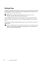 Page 234232Loading Print Media
FILE LOCATION:  C:\Users\fxstdpc-
admin\Desktop\30_UG??\Mioga_SFP_UG_FM\Mioga_SFP_UG_FM\section15.fm
DELL CONFIDENTIAL – PRELIMINARY 9/13/10 - FOR PROOF ONLY
Linking Trays
The printer automatically links the trays when you load the same size and type 
of print media in them. The first tray will be utilized until the media runs out 
after which the next tray will be used. 
 NOTE: The print media should be the same size and type in each tray. 
The SSF cannot be linked to any of the...