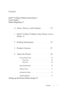 Page 3FILE LOCATION:  C:\Users\fxstdpc-
admin\Desktop\30_UG??\Mioga_SFP_UG_FM\Mioga_SFP_UG_FM\Mioga-
SFP-UGTOC.fm
Contents
1
Contents
Dell™ 2150cn/2150cdn Color Printer 1
Users Guide 1
Before Beginning 17
A Notes, Notices, and Cautions
 . . . . . . . .  19
1 Dell™ 2150cn/2150cdn Color Printer Users 
Guide
 21
2 Finding Information
. . . . . . . . . . . . . . .  23
3 Product Features
 . . . . . . . . . . . . . . . . .  27
4 About the Printer
 . . . . . . . . . . . . . . . . .  29
Front and Rear View . . . . . ....