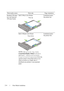 Page 216214Print Media Guidelines
FILE LOCATION:  C:\Users\fxstdpc-
admin\Desktop\30_UG??\Mioga_SFP_UG_FM\Mioga_SFP_UG_FM\section14.fm
DELL CONFIDENTIAL – PRELIMINARY 9/13/10 - FOR PROOF ONLY
Print media source Print side Page orientation
Standard 250-sheet 
tray and Optional 
250-sheet feederDell 2150cn Color Printer
Face upLetterhead enters 
the printer last
Dell 2150cdn Color Printer
Face down
NOTE: Set LetterH Dup Mode 
(Letterhead Duplex Mode) to Enable 
and Paper Type to Letterhead, 
Preprinted, or...