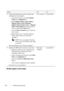 Page 444442Troubleshooting Guide
FILE LOCATION:  C:\Users\fxstdpc-
admin\Desktop\30_UG??\Mioga_SFP_UG_FM\Mioga_SFP_UG_FM\section28.fm
DELL CONFIDENTIAL – PRELIMINARY 9/13/10 - FOR PROOF ONLY
Streaks appear on the output
8 Ensure that the dispense motor for each toner 
cartridge functions properly.
aLaunch the Tool Box, and click Machine 
Check 
on the Diagnosis tab.
bSelect Dispense Motor Check (Yellow), 
Dispense Motor Check (Magenta)
, 
Dispense Motor Check (Cyan), or Dispense 
Motor Check (Black) 
from the...