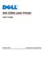 Page 1Dell 2230d Laser Printer
Users Guide
November 2008 www.dell.com | support.dell.com
 