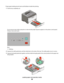 Page 56Proper paper loading prevents jams and facilitates trouble-free printing.
1Pull the tray completely out.
Do not remove trays while a job prints or when the Busy light sequence appears on the printer control panel.
Doing so may cause a jam.
Busy
 - Blinking
2Squeeze the width guide tabs, and then slide them to the sides of the tray. The width guides move in unison.
3Squeeze the length guide tabs together, and then slide the length guide to the correct position for the paper size
being loaded.
Loading...