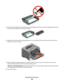 Page 935Insert the toner cartridge into the photoconductor kit by aligning the rollers on the toner cartridge with the tracks.
Push the toner cartridge in until it clicks into place.
6Install the unit into the printer by aligning the arrows on the guides of the unit with the arrows in the printer.
Push the unit as far as it will go.
7After you replace the photoconductor kit, reset the photoconductor counter. To reset the counter, see the
instruction sheet that came with the new photoconductor kit....