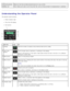 Page 13Understanding the Operator Panel
The  operator  panel contains:
Power indicator  light
Two-line  LCD  display
Six buttons
21Locking device Security lock that  provides  physical security to  your  printer.
22 Rear exit Door allows  print  jobs  to  exit  the printer flat, such as those  printed on transparencies or cardstock.
 Use the Icon To
1 Display
View the number of copies to  be printed as well as error codes.
2 Left arrow
button
Scroll through menus, submenus, or settings on the display.
Move to...