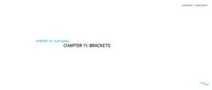 Page 45CHAPTER 11: BRACKETS 
045045/
CHAPTER 11: BRACKETS
CHAPTER 11: BRACKETS 