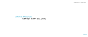 Page 65CHAPTER 15: OPTICAL DRIVE 
065065/
CHAPTER 14: OPTICAL DRIVE
CHAPTER 15: OPTICAL DRIVE 