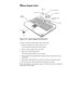 Page 724-36 Dell Inspiron 3000 Series Service Manual
Status Display Panel
Figure 4-22.  Status Display Panel Removal
To remove the status display panel, follow these steps:
1. Remove the hinge covers and connector cover.
See “Keyboard” found earlier in this chapter.
2. Remove status display panel screw SD1.
3. Remove the status display panel.
The status display panel has two connectors.
4. Disconnect the status display panel connector from connector JP5 on the 
main board.
5. Disconnect the I/R cable from...