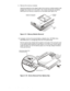 Page 444-8Dell Inspiron 3500 Portable Computer Service Manual
9. Remove the memory modules.
Carefully spread the inner plastic tabs of the memory module socket to dis-
engage the module from the socket. The module should pop up slightly. 
Gently pull the memory module out of the socket (see Figure 4-9).
)LJXUH  0HPRU\ 0RGXOH 5HPRYDO
10. If present, remove the second battery, diskette drive, CD-ROM drive, 
DVD-ROM drive, or Iomega Zip drive from the options bay.
Pull the options-bay release latch (located on...