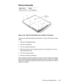 Page 75Removing and Replacing Parts 4-39
3DOPUHVW$VVHPEO\
)LJXUH  3DOPUHVW $VVHPEO\ 6FUHZV³%RWWRP RI &RPSXWHU
To remove the palmrest assembly, see Figures 4-15 and 4-23 and follow these 
steps:
1. Remove the display assembly.
2. Remove the keyboard.
3. Turn the computer face down.
4. Remove the seven 19-mm palmrest screws from the bottom of the com-
puter (see Figure 4-23).
5. Turn the computer face up.
6. Remove the palmrest assembly.
After installing the palmrest assembly, make sure that the battery-bay...