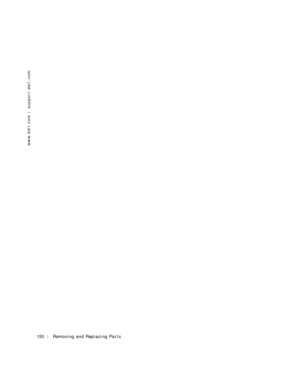 Page 40150Removing and Replacing Parts
www.dell.com | support.dell.com 