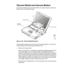 Page 684-34HOO,QVSLURQ6HUYLFH0DQXDO
7KHUPDO6KLHOGDQG,QWHUQDO0RGHP
The thermal shield serves as a heat shield for the system board, as well as an 
EMI fence for the processor board.
)LJXUH7KHUPDO6KLHOG5 HPRYDO
This procedure assumes that you have removed the keyboard. To remove the 
thermal shield, follow these steps (see Figure 4-22):
1. Remove the hinge covers.
Open the computer to 170 degrees, supporting the display assembly. From 
the outside edge of the unit, carefully insert a...