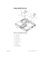 Page 49support.dell.comRemoving and Replacing Parts 41
Hinge Saddle Removal
Figure 32.  Hinge Saddle Components
14-mm screws
24-mm screws
36-mm screw (1)
420-mm screws (2)
510 - m m  s c r e w s
6Right hinge saddle
7LED cable
8Plastic frame
9Left hinge saddle 