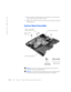 Page 40112Dell™ Inspiron™ 8000: Removing and Replacing Parts
www.dell.com | support.dell.com
3Place the palm rest bracket loosely in the palm rest, and connect the 
palm rest flex cable to the ZIF connector.
4Replace the two M2.5 x 4-mm screws that secure the palm rest bracket 
to the palm rest.
System Board Assembly
 NOTICE: Disconnect the computer and attached devices from electrical 
outlets and remove any installed batteries.
 NOTICE: To avoid ESD, ground yourself by using a wrist grounding strap or 
by...