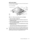 Page 71Removing and Replacing Parts 4-35
/&,QYHUWHU%RDUG
The following subsections describe how to remove an LCD inverter board from 
a 12.1-inch or 13.3-inch LCD display.
,QFK/&LVSOD\
)LJXUH  /& ,QYHUWHU %RDUG 5HPRYDO ,QFK LVSOD\
 5HPRYH WKH GLVSOD\ DVVHPEO\ EH]HO
 LVFRQQHFW WKH /&DVVHPEO\ SRZHU FDEOH IURP FRQQHFWRU - RQ
WKH /& LQYHUWHU ERDUG
 LVFRQQHFW WKH GLVSOD\DVVHPEO\ LQWHUIDFH FDEOH IURP =,) FRQQHF
WRU - RQ WKH /& LQYHUWHU ERDUG
 5HPRYH WKH WZR VLOYHU PP VFUHZV DQG...