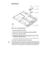 Page 804-44 Dell Latitude CP and CPi Service Manual
$XGLR%RDUG
)LJXUH  $XGLR %RDUG 5HPRYDO
 5HPRYH WKH SDOPUHVW DVVHPEO\
 5HPRYH WKH PP VFUHZ VHFXULQJ WKH DXGLR ERDUG VKLHOG
 5HPRYH WKH DXGLR ERDUG VKLHOG
 LVFRQQHFW WKH VSHDNHU ZLUHV DQG PLFURSKRQH ZLUHV IURP WKHLU
FRQQHFWRUV RQ WKH DXGLR ERDUG
The connectors are fragile—do not pull on the wires to disconnect them.
 5HPRYH WKH DXGLR ERDUG IURP WKH ERWWRP FDVH
NOTE: When replacing the audio shield, ensure that the audio shield is prop-...