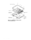 Page 624-26 Dell Latitude CP and CPi Service Manual
)LJXUH  ([SORGHG 9LHZ³LVSOD\ $VVHPEO\
,QFK LVSOD\ 6KRZQ
display-assembly 
interface cable display assembly bezel
hinge (2) LCD panel
LCD inverter 
board display assembly 
latch
display-assembly 
top-cover assemblyLCD inverter 
board shield 