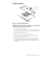 Page 17Dell Latitude CS Portable Computers Service Manual 9
7RS0HPRU\0RGXOH
)LJXUH7RS0HPRU\0RGXOH5HPRYDO
127,&(7RDYRLGGDPDJLQJWKHV\VWHPERDUG\RXPXVWUHPRYHWKH
PDLQEDWWHU\EHIRUH\RXVHUYLFHWKHFRPSXWHU
1. Remove the status indicator panel. 
Use a flat-blade screwdriver to press in on the three tabs that secure the 
status indicator panel to the back panel of the computer (see Figure 9).
2. Remove the keyboard (see Figure 13).
3. Remove the thermal cooling solution (see Figure 18).
4....