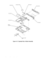 Page 464-10 Dell Latitude LM Systems Service Manual
.
Figure 4-12.  Exploded View—Bottom Assembly   
main boardpower board
audio board
cache boardI/O panel door
I/O bracket
bottom 
assembly
memory module 
cover processor board 