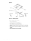 Page 704-34 Dell Latitude LM Systems Service Manual
Speakers
Figure 4-27.  Speakers Removal
To remove the speakers, follow these steps:
1. Remove the top assembly.
See the previous section, “Top Assembly.” 
2. Remove speaker screws S5, S6, S22, and S23.
Remove the plastic housing holding the speakers.
3. Disconnect the speaker connectors from both ends of the status display 
board.
4. Remove the pieces of plastic tape holding the connector wires to the top 
assembly.
5. Remove the speakers from the top...