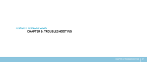 Page 4747CHAPTER 6: TROUBLESHOOTING 
CHAPTER 6: TROUBLESHOOTING
CHAPTER 6: TROUBLESHOOTING 