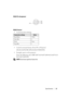 Page 31
Specifications31
RS232 Pin Assignment
RS232 Protocol 
• Communication Settings 
• Control command Syntax (From PC to Projector) 
[H][AC][SoP][CRC][ID][SoM][COMMAND]
• Example: power on the projector  Enter the following code: 0xBE 0xEF 0x10 0x05 0x00 0xC6 0xFF 0x11 
0x11 0x01 0x00 0x01
NOTE: Send least significant bytes first.
Connection settingsValue
Baud Rate: 19200
Data Bits: 8
Parity None
Stop Bits 1
ZZ569`Fohmjti 