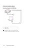 Page 1212Connecting Your Projector
Professional Installation Options:
Connecting a Computer with a RS232 Cable
 The RS232 cable is not provided by Dell.
Consult a professional installer for the cable.
1Power cord
2 RS232 cable 