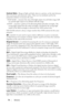 Page 7474Glossary
Contrast Ratio— Range of light and dark values in a picture, or the ratio between 
their maximum and minimum values. There are two methods used by the 
projection industry to measure the ratio:
1Full  On/Off — measures the ratio of the light output of an all white image (full 
on) and the light output of an all black (full off) image. 
2ANSI — measures a pattern of 16 alternating black and white rectangles. The 
average light output from the white rectangles is divided by the average light...