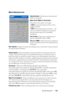 Page 163Uso del proyector163
Menú Administración
UBICACIÓN MENÚ—Selecciona la ubicación del 
OSD en la pantalla.
M
ODO PROYEC (MODO DE PROYECCIÓN)—
Seleccione cómo aparece la imagen:
•  Presentación frontal escritorio (valor 
predeterminado). 
•  Presentación posterior escritorio — El 
proyector invierte la imagen para que pueda 
proyectar desde detrás de una pantalla 
translúcida.
TIPO DE SEÑAL—Selecciona manualmente el 
tipo de señal RGB, YCbCr, YPbPr.
U
SO DE LA LAMP.—Muestra las horas operativas 
desde el...