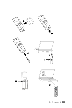 Page 355Uso do projetor355 