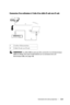 Page 113Connexion de votre projecteur113
Connexion dun ordinateur à laide dun câble D-sub vers D-sub
 REMARQUE: Le câble USB ne peut pas être connecté si la clé électronique 
USB est utilisée. Pour plus dinformations sur la connexion de la clé 
électronique USB, voir page 140. 1Cordon dalimentation
2Câble D-sub vers D-sub 