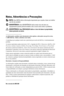 Page 82Notas, Advertências e Precauções
 NOTA: Uma NOTA indica informação importante que o ajuda a fazer um melhor 
uso do seu projetor.
 
ADVERTÊNCIA: Uma ADVERTÊNCIA indica tanto risco de dano ao 
equipamento quanto perda de dados e diz a você como evitar o problema.
 
ADVERTÊNCIA: Uma PRECAUÇAO indica o risco de danos à propriedade, 
danos pessoais ou morte. 
____________________
As informações contidas neste documento estão sujeitas a alterações sem prévio aviso. 
© 2005 Dell Inc. Todos os direitos...