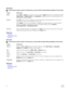 Page 14Setup menu
NOTE: When you select an option in the Setup menu, you must confirm the option before proceeding to the next action.
OptionDescriptioniDRACSelect DHCP or Static IP to con