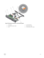 Page 173Figure 115. Removing the control panel—3.5 inch hard drive system
1.control panel2.control panel board3.control panel connector cable4.USB connector cable5.screw6.vFlash media connector cable173 