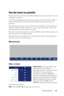 Page 191Uso del proyector23
Uso del menú en pantalla
El proyector tiene un menú en pantalla multilingüe que puede mostrarse con o sin 
una fuente de entrada.
En el Menú principal, pulse   o  para navegar a través de las fichas. Pulse el 
botón Aceptar del panel de control o del control remoto para seleccionar un 
submenú. 
En el submenú, pulse   o   para seleccionar un elemento. Al seleccionarlo, el 
elemento cambia de color a gris oscuro. Use   o   del panel de control o del 
control remoto para realizar...