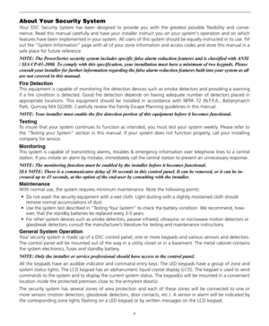 Page 106
About Your Security System
Your DSC Security System has been designed to provide you with the greatest possible flexibility and conve-
nience. Read this manual carefully and have your installer instruct you on your systems operation and on which
features have been implemented in your system. All users of  this system should be equally instructed in its use. Fill
out the “System Information” page with all of your zone  information and access codes and store this manual in a
safe place for future...