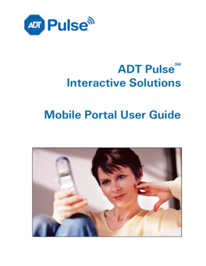 Page 1ADTPulse
SM
InteractiveSolutions
MobilePortalUserGuide 