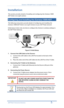 Page 7iCamera-1000-ADT Indoor Low-Light Camera Installation Guide 
 
Installation 
This section  provides details of installing and configuring the  iCamera -1000-
ADT Indoor Low -Light camera . 
 
Configuring and Installing the iCamera -1000- ADT   
The following instructions provide details of config uring and installing the 
iCamera- 1000-ADT Indoor Low -Light Camera to your ADT Puls e network.  
Initial setup is done only one time to configure the iCamera’s wireless settings to 
the ADT Puls e Gateway....