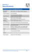 Page 23Appendix A 
Specifications 
OC835-ADT Outdoor  Day/Night  HD Camera  
Dimensions  
W x H x D 2.99” x 2.99”  x 1.91” (76mm x  76mm x 48.6mm) 
Video Compression  H.264 and MJPEG 
Image Resolution 
16:9 720p (1280x720), 640x360  
4:3 XGA  ( 1024 x720 ), VGA (640x480) , QVGA (320x240)  
Mixed Mode (720p, VGA, QVGA)  
Operating 
Temperature 
–40°F to 122°F  ( 