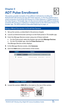 Page 9Chapter 3 
ADT Pulse Enrollment  
This section provides examples of  t wo  different  methods for  enrolling  the 
RC8325- ADT HD Camera in to the  ADT Pulse network. (1) The first method uses a 
wired connection to enroll the HD Camera to a Pulse Gateway or TS Base panel via 
the Pulse Portal or TS Installer App. (2) The second method uses WPS to wirelessly 
enroll the  HD Camera to a Gateway or TS Base panel via the ADT Pulse Portal or TS 
Installer App. The WPS method is described beginning on page...